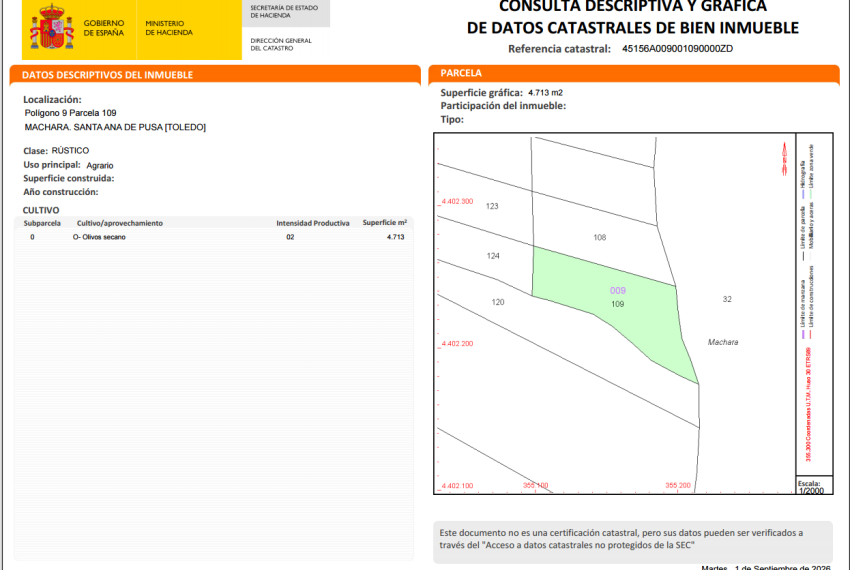 FICHA CATASTRAL